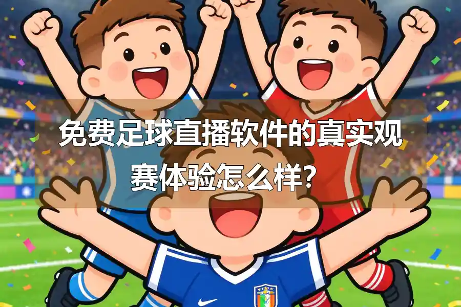 免费足球直播软件的真实观赛体验怎么样?